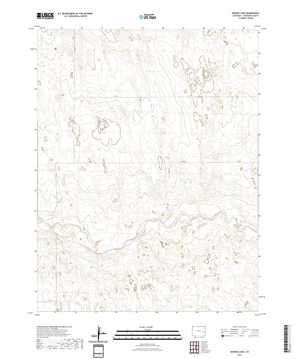 USGS Topographic Map – Arsenic Lake