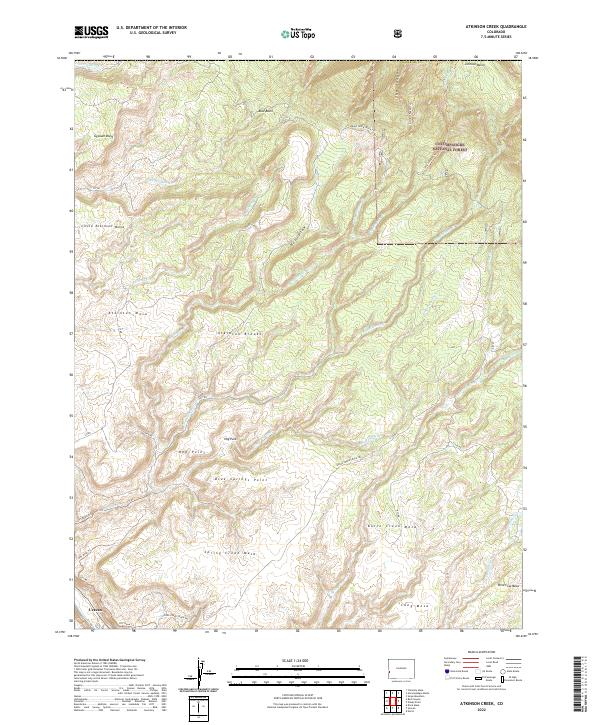 USGS Topographic Map – Atkinson Creek