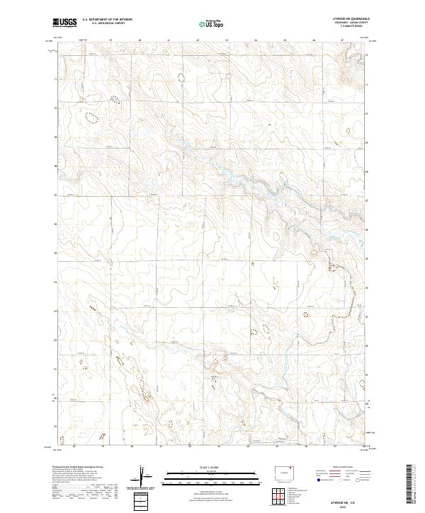 USGS Topographic Map – Atwood NE