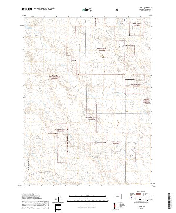 USGS Topographic Map – Avalo