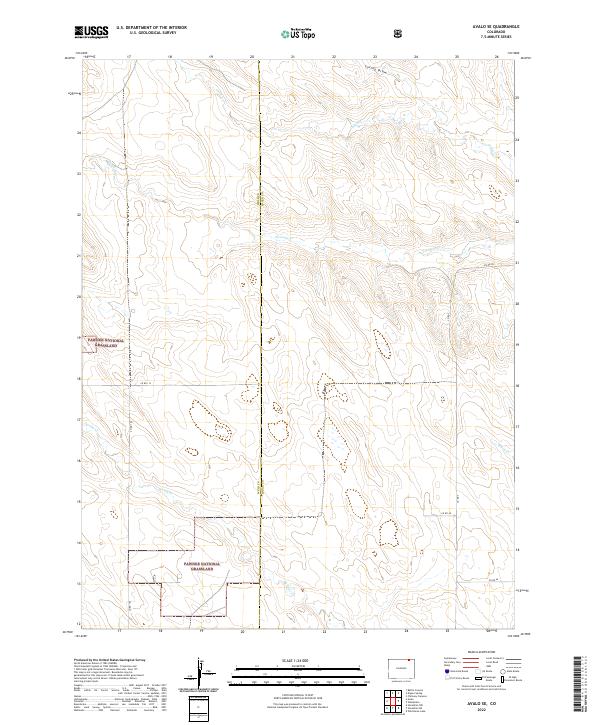 USGS Topographic Map – Avalo SE