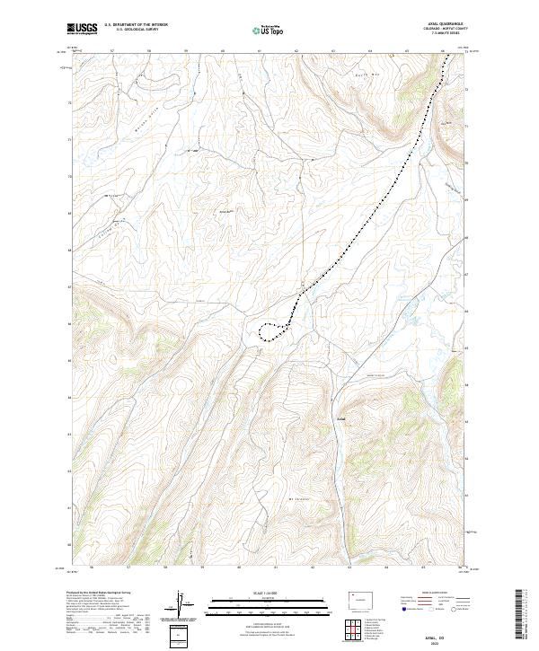 USGS Topographic Map – Axial