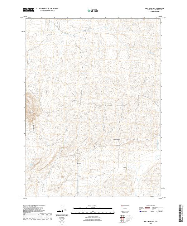 USGS Topographic Map – Bald Mountain