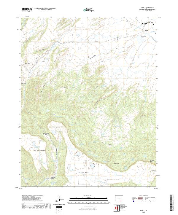 USGS Topographic Map – Barela