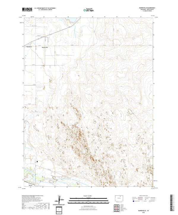 USGS Topographic Map – Barnesville