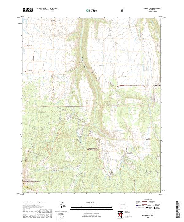 USGS Topographic Map – Beaver Park