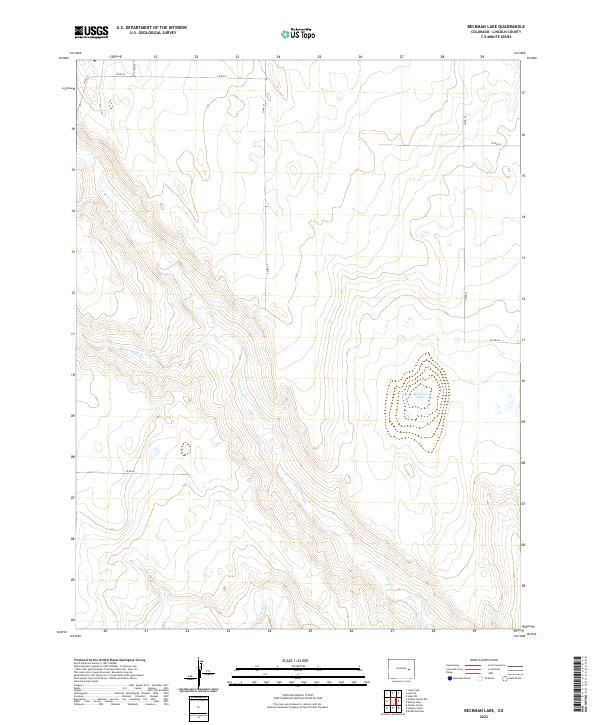 USGS Topographic Map – Beckman Lake
