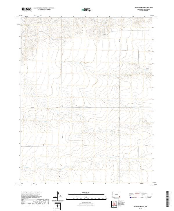2022 Map of Big Rock Grange, 2022 Print