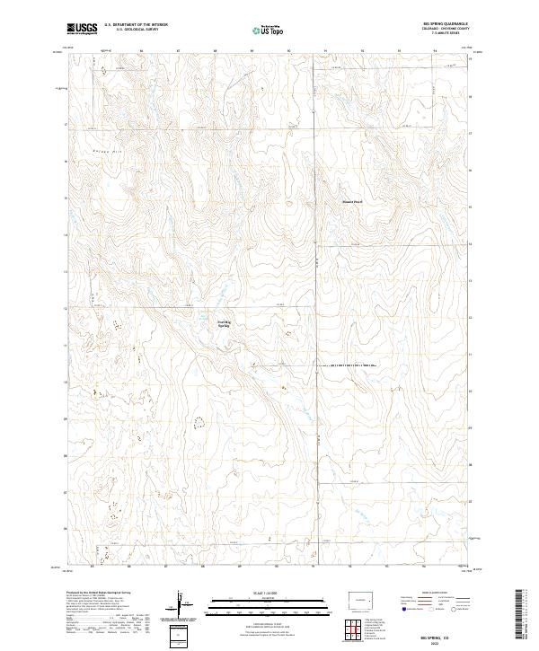 USGS Topographic Map – Big Spring