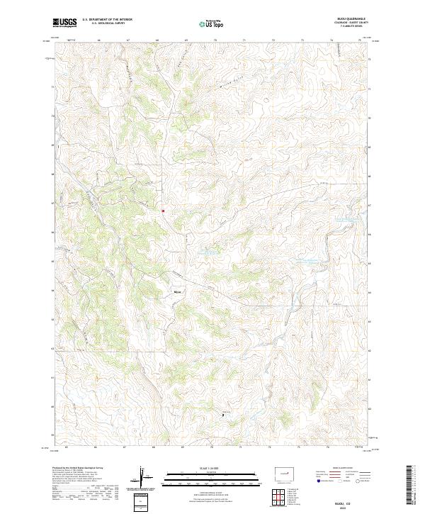 USGS Topographic Map – Bijou