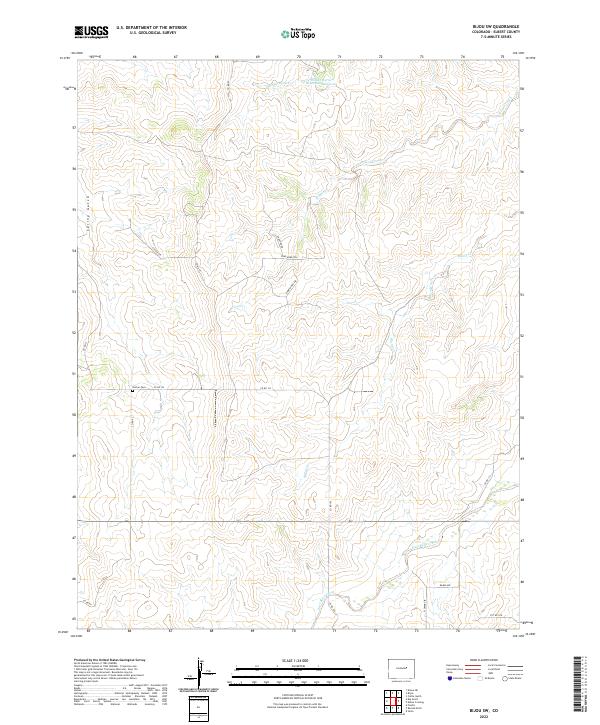 USGS Topographic Map – Bijou SW