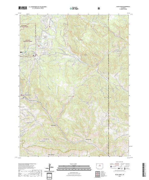 USGS Topographic Map – Black Hawk