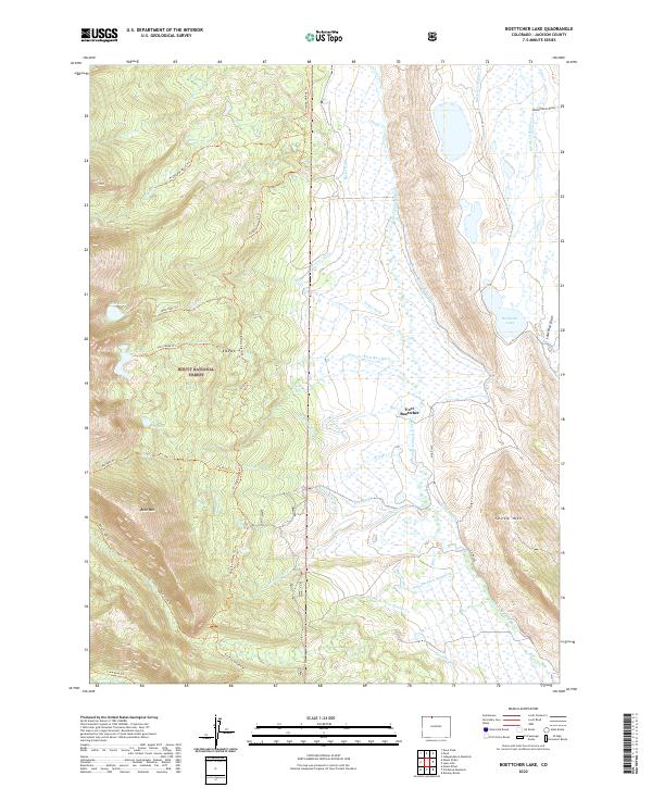 USGS Topographic Map – Boettcher Lake