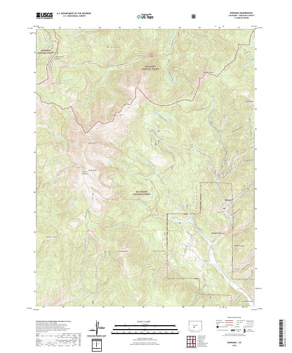 USGS Topographic Map – Bonanza