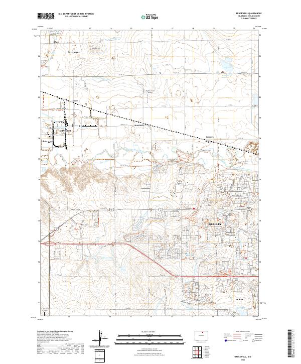 USGS Topographic Map – Bracewell
