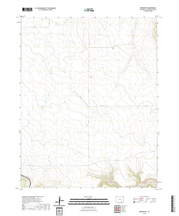 2022 Map of Branson SE, 2022 Print