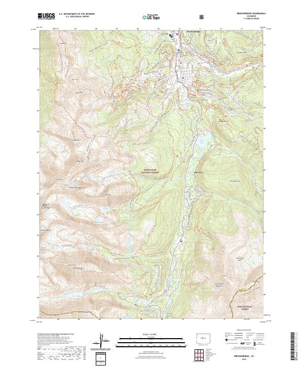 USGS Topographic Map – Breckenridge