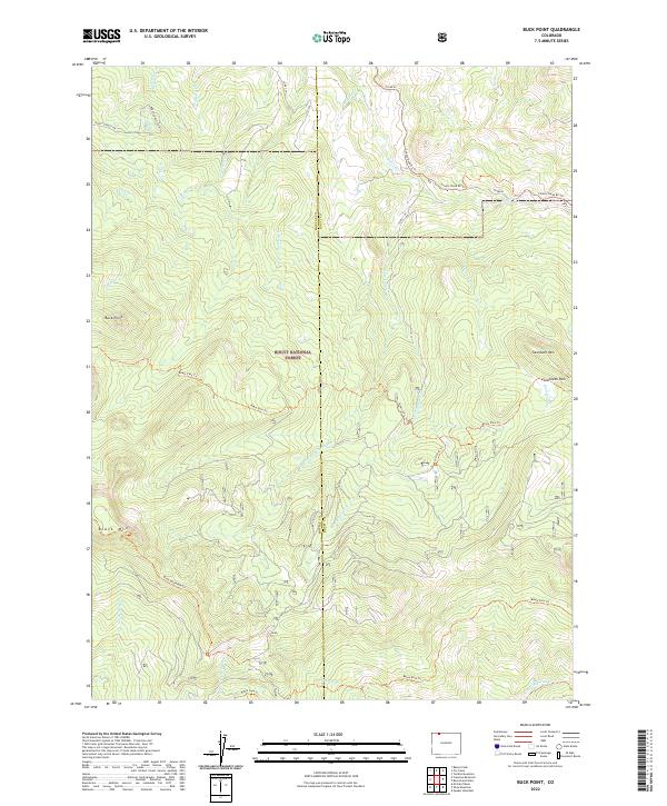 USGS Topographic Map – Buck Point