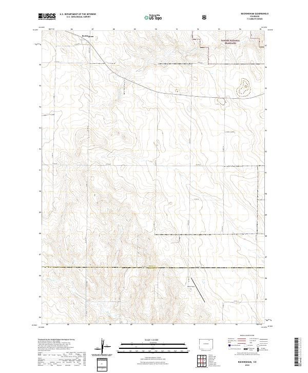 USGS Topographic Map – Buckingham