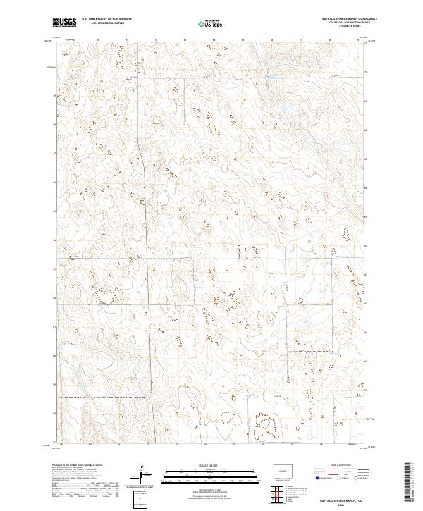 USGS Topographic Map – Buffalo Springs Ranch