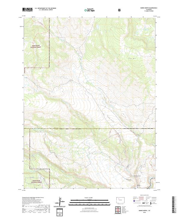 USGS Topographic Map – Burns North
