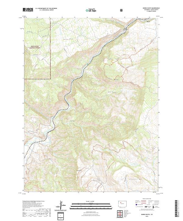 USGS Topographic Map – Burns South