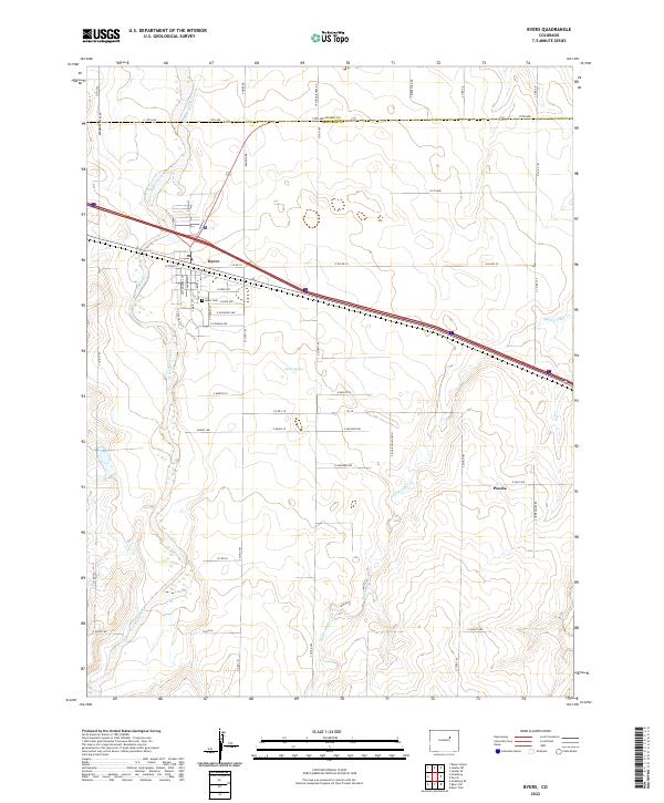 USGS Topographic Map – Byers