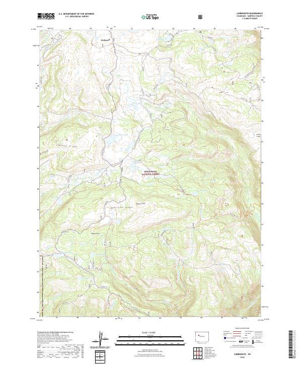 USGS Topographic Map – Carbonate