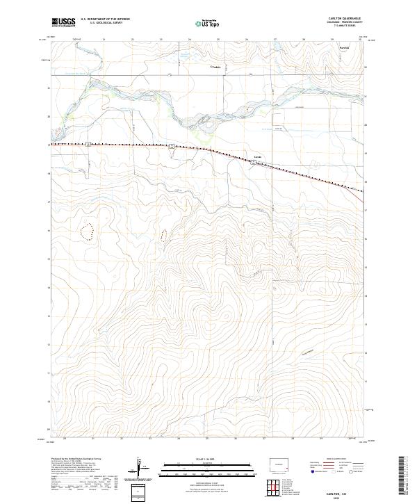 USGS Topographic Map – Carlton