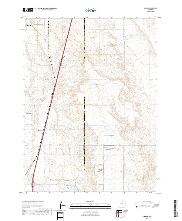 USGS Topographic Map – Carr SW