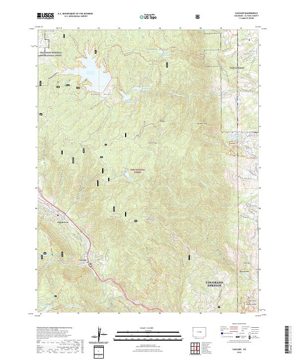 USGS Topographic Map – Cascade