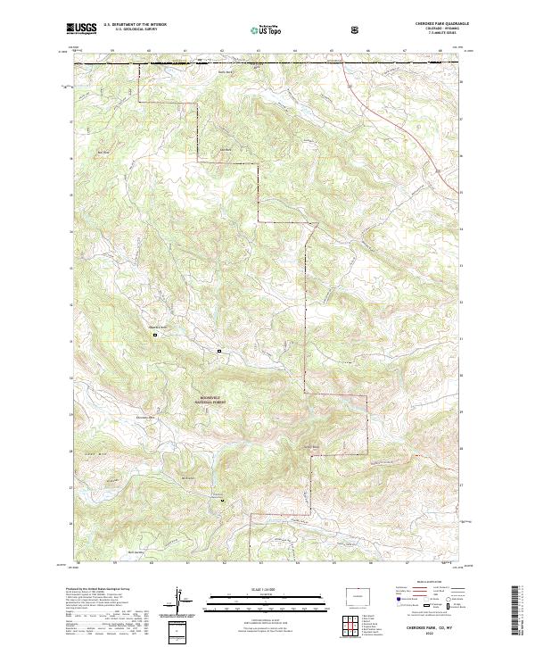 USGS Topographic Map – Cherokee Park