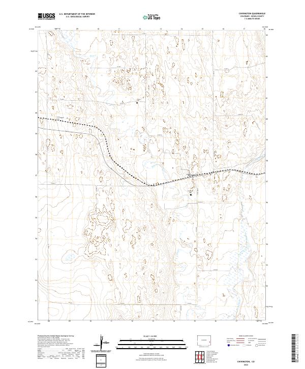 USGS Topographic Map – Chivington