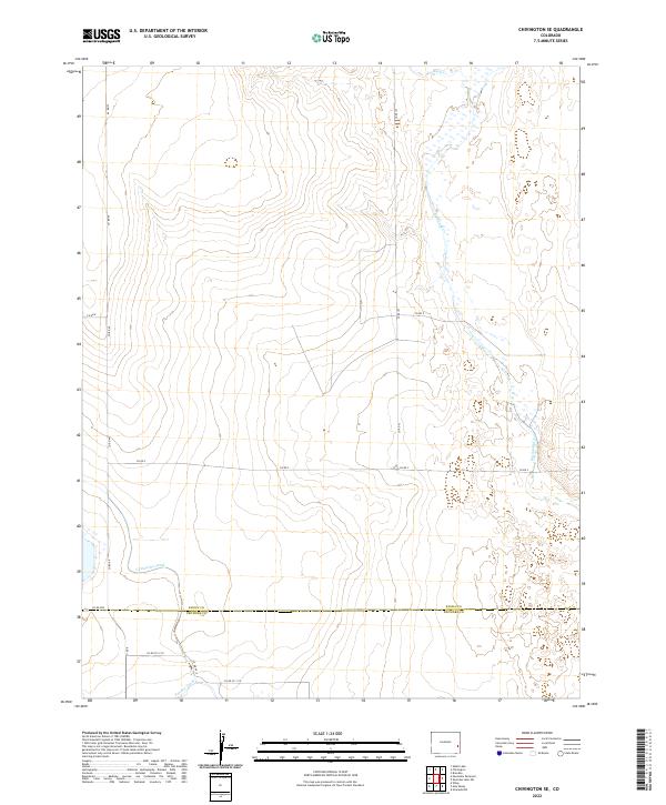 USGS Topographic Map – Chivington SE