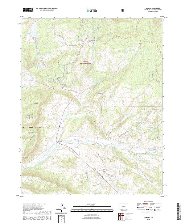 USGS Topographic Map – Chromo