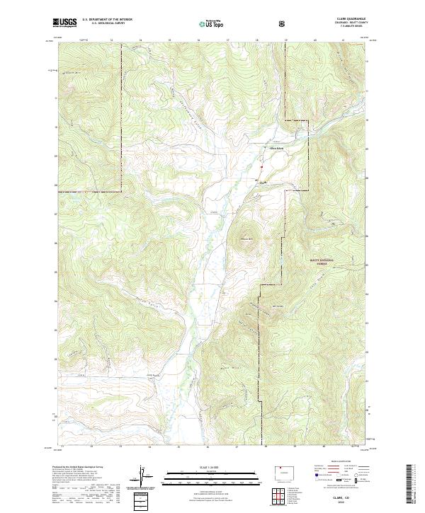 USGS Topographic Map – Clark