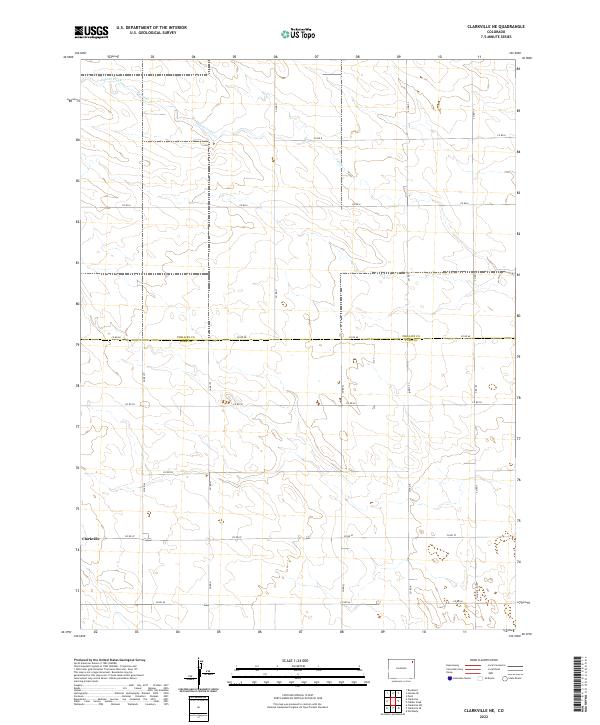 2022 Map of Clarkville NE, 2022 Print