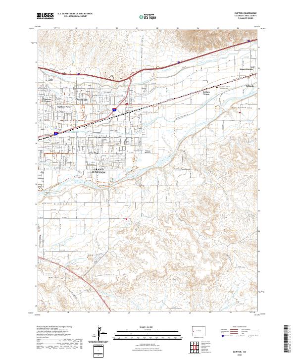 USGS Topographic Map – Clifton