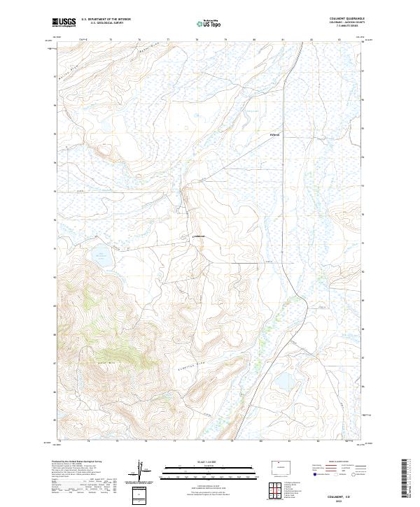 USGS Topographic Map – Coalmont