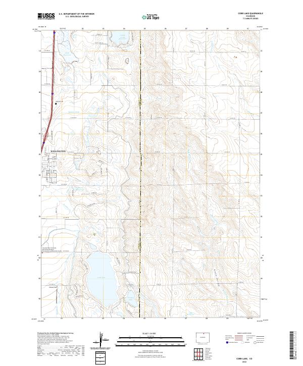 USGS Topographic Map – Cobb Lake