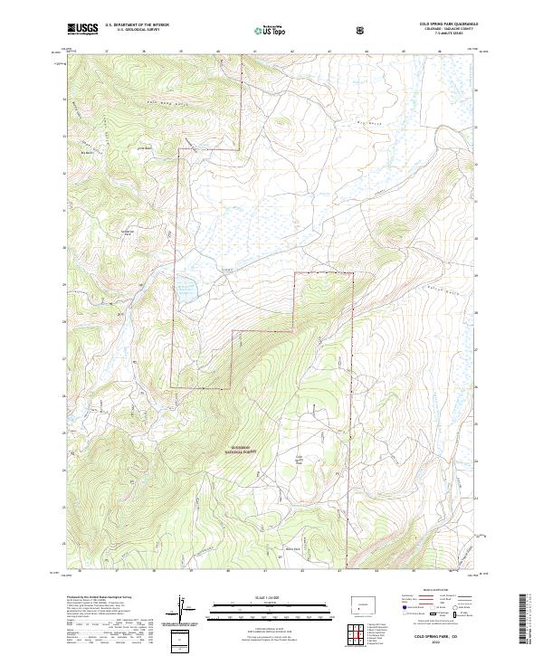 USGS Topographic Map – Cold Spring Park