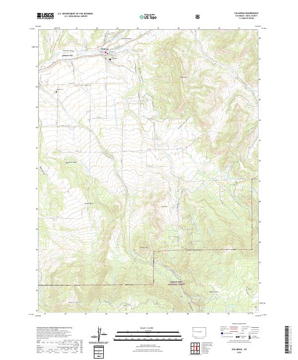 USGS Topographic Map – Collbran