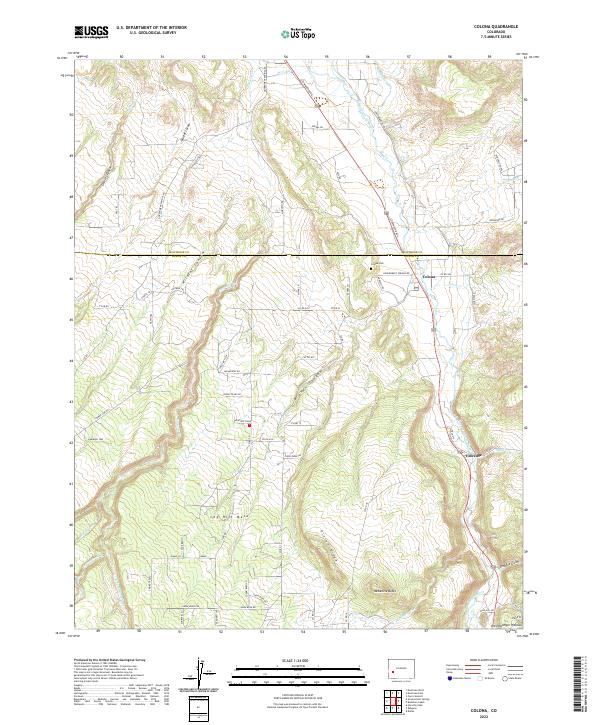 USGS Topographic Map – Colona