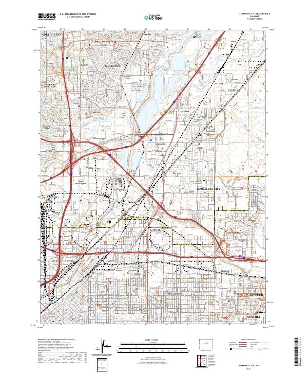 USGS Topographic Map – Commerce City