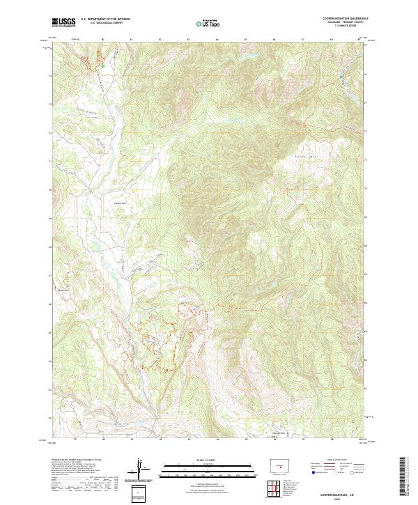 USGS Topographic Map – Cooper Mountain