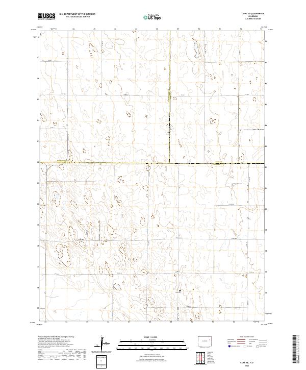 2022 Map of Cope SE, 2022 Print