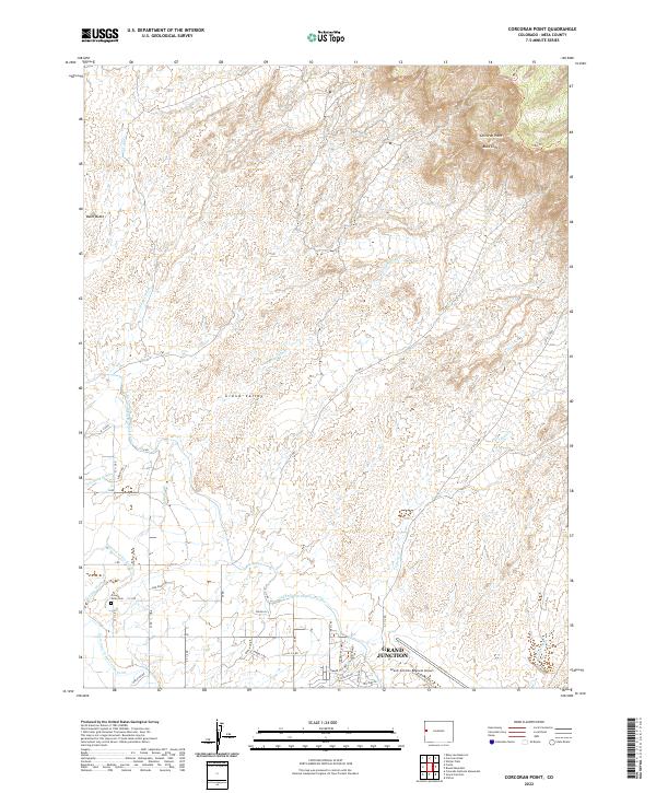 USGS Topographic Map – Corcoran Point