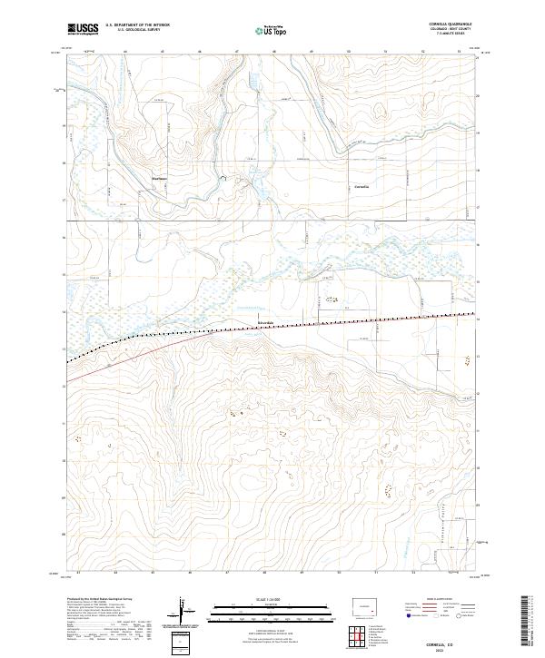 USGS Topographic Map – Cornelia