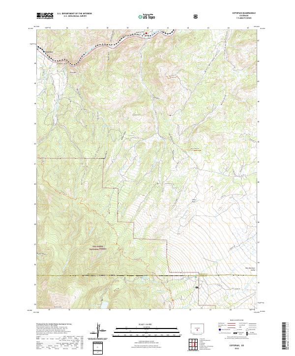 USGS Topographic Map – Cotopaxi