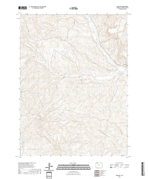 USGS Topographic Map – Craig NE